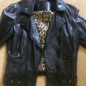 Artificial Leather Moto Jacket